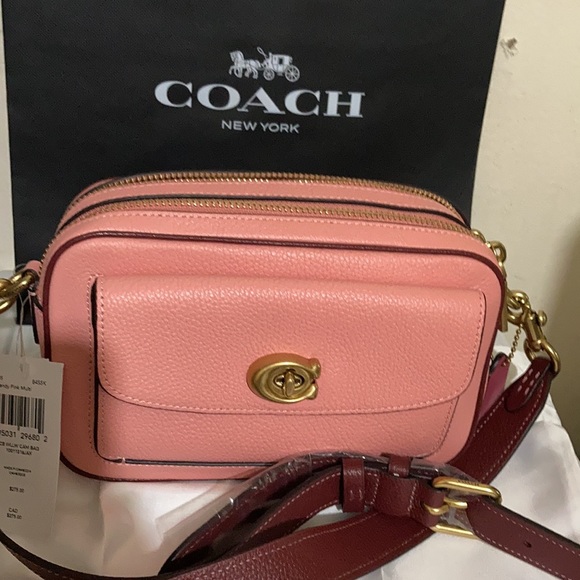Coach Bags Coach Willow Camera Bag In Color Block Pebble Leather Poshmark